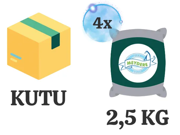 KUTU 4 X 2,5 KG